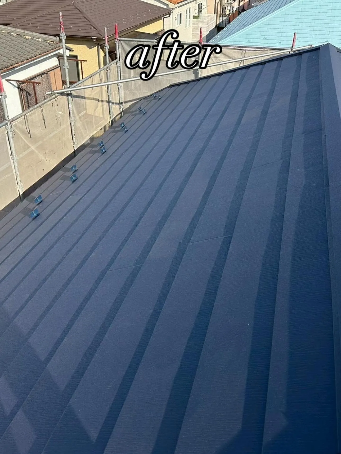 柏市N様邸 屋根カバー工事